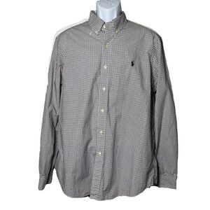 Polo Ralph Lauren 100% cotton Long Sleeve Button Down Shirt Size L
